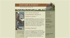 Desktop Screenshot of naturespointstone.com